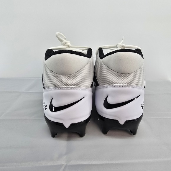 Nike Alpha Menace Elite 4 Football Cleats Size 15 White Navy‎ Black FZ7701-105